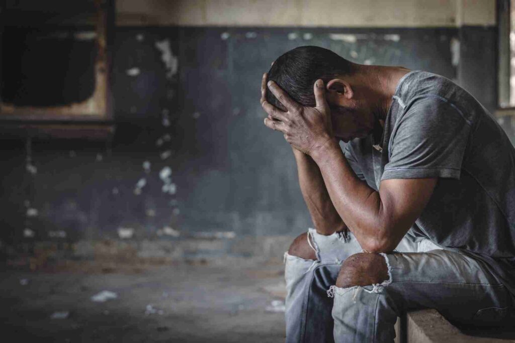 Person experiencing emotional distress related to substance use and seeking recovery support
